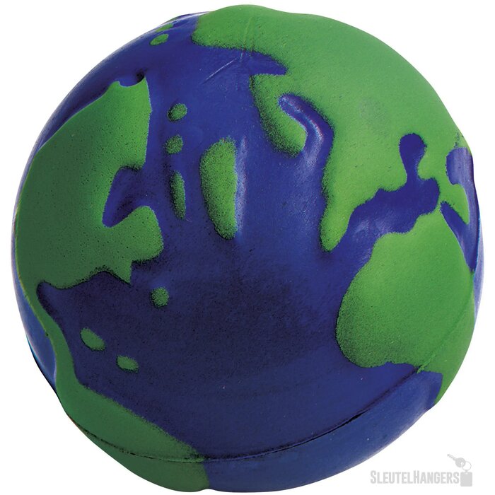 Stressbal Wereldbol Blauw