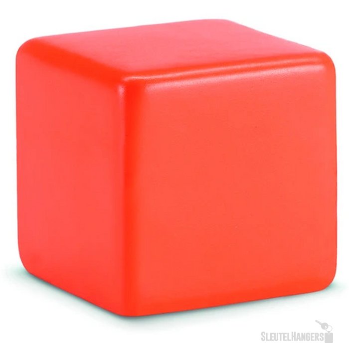 Stressbal vierkant Oranje