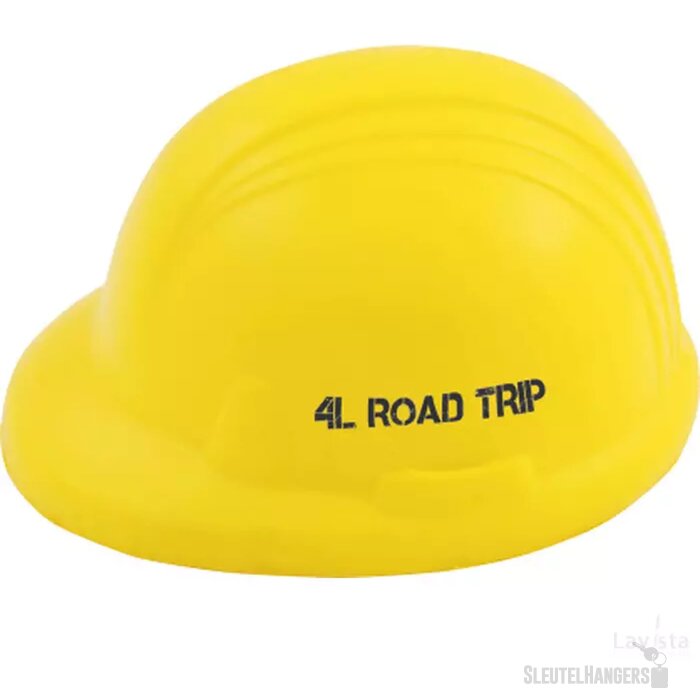 Stressbal Helm Geel