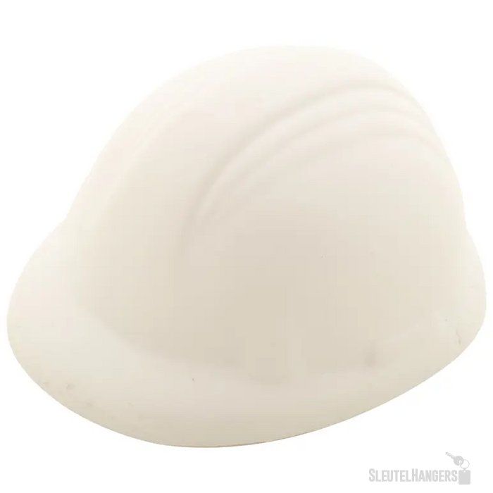 Stressbal Helm Wit