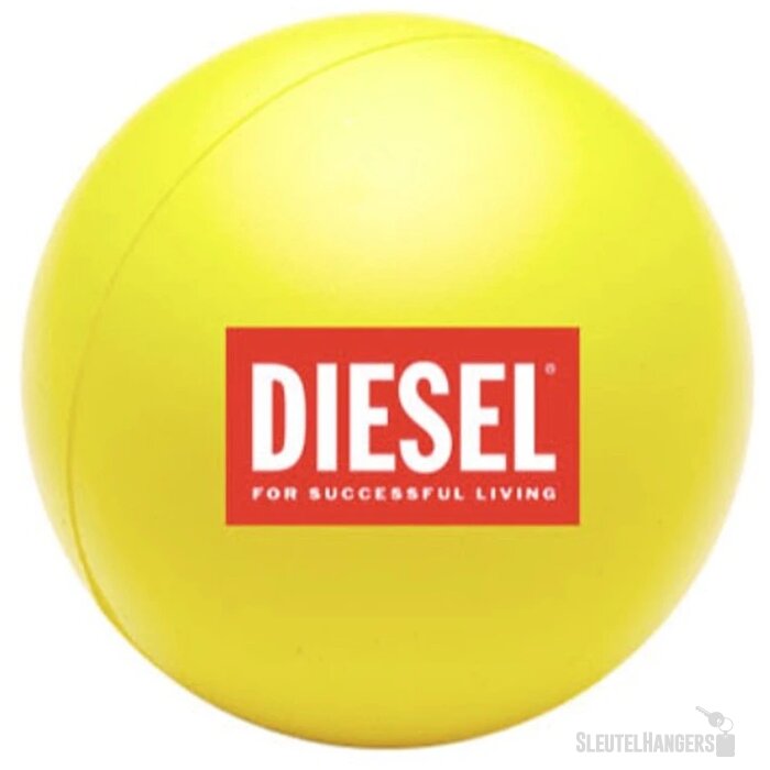 Ronde Stressbal Geel