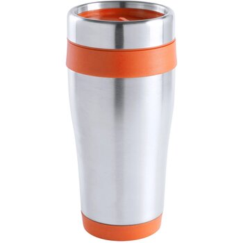Goedkope thermosbeker (450 ml) Oranje