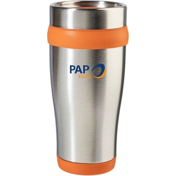 Goedkope thermosbeker (450 ml) Oranje