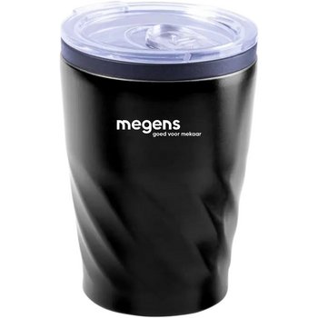 Enkelwandige thermosbeker (350 ml) Zwart