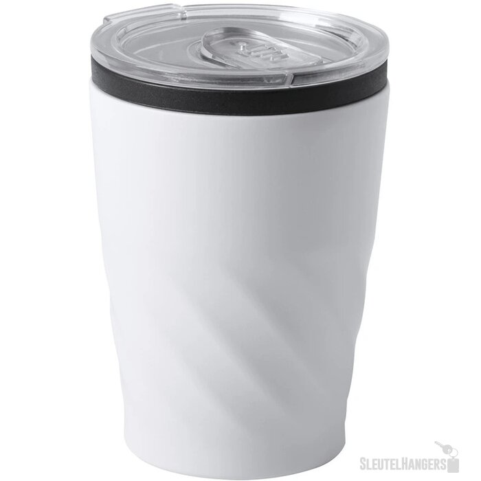 Enkelwandige thermosbeker (350 ml) Wit