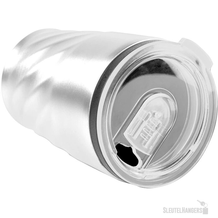 Enkelwandige thermosbeker (350 ml) Wit