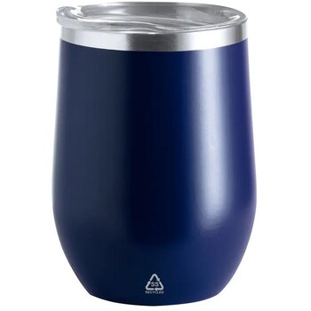 Gerecyclede RVS thermosbeker (350 ml) Blauw