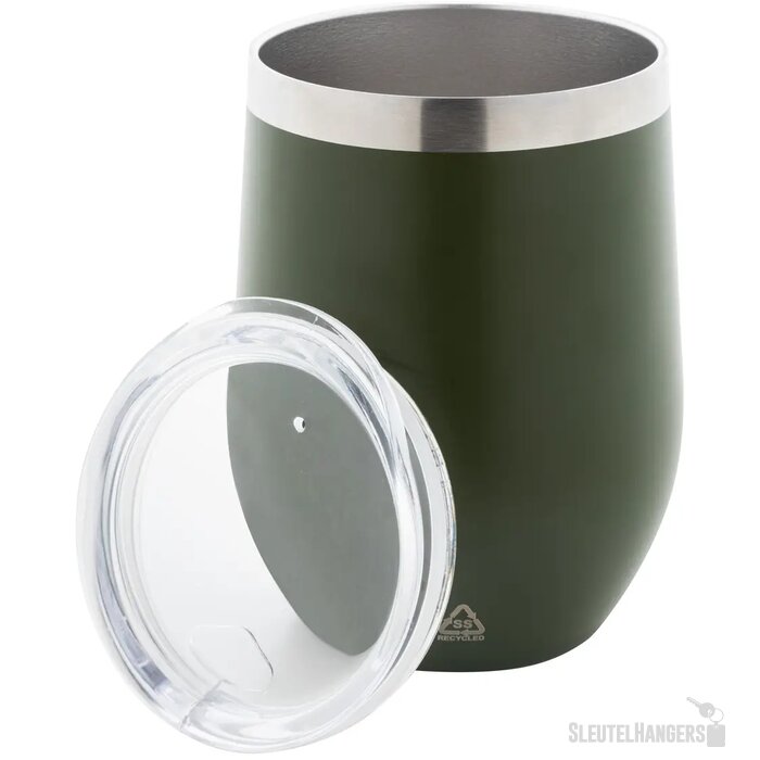 Gerecyclede RVS thermosbeker (350 ml) Groen