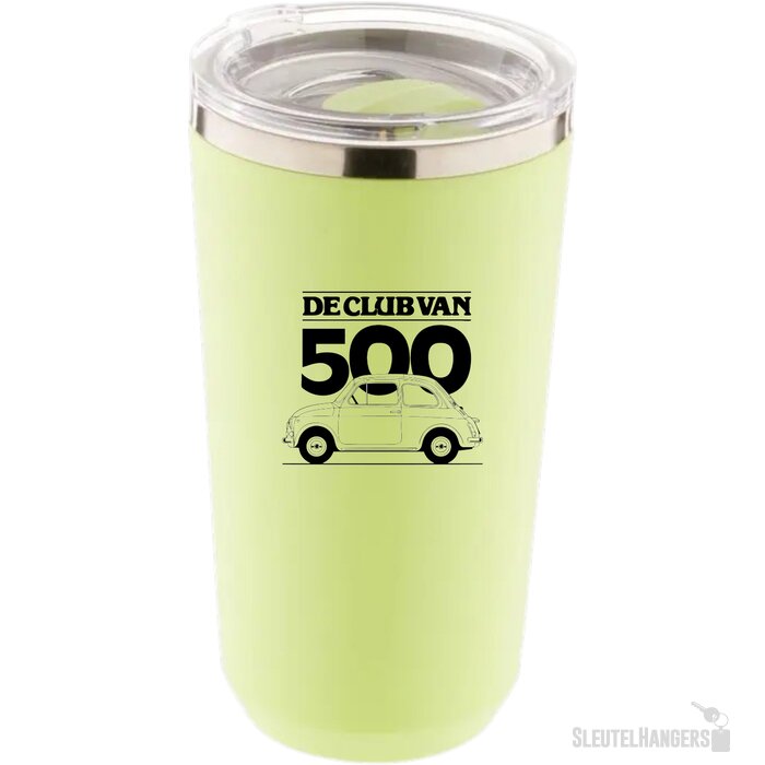 RVS thermosbeker (500 ml) Limoengroen