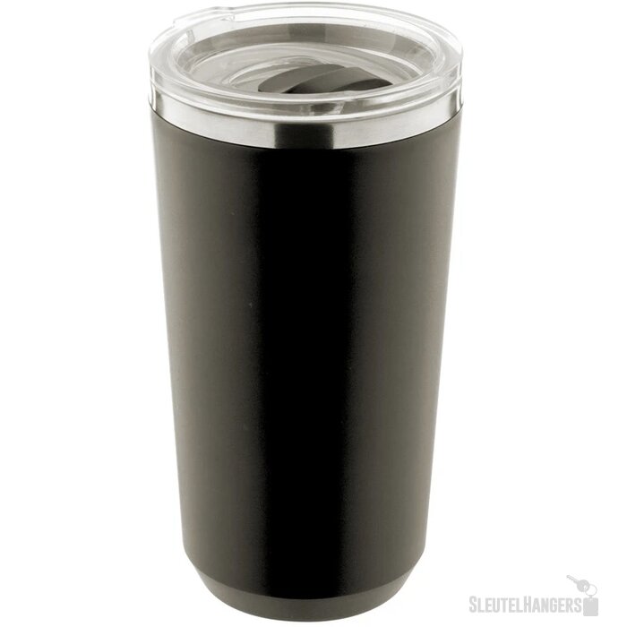 RVS thermosbeker (500 ml) Zwart