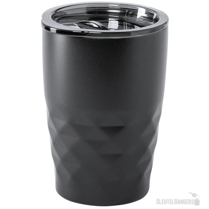 Koper Geïsoleerde Thermobeker (350 ml) Zwart
