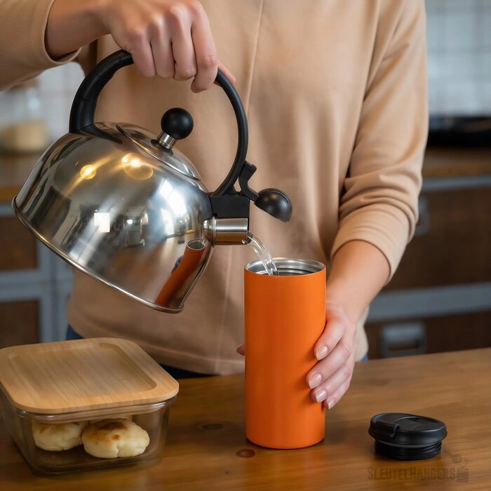 Dubbelwandige thermosbeker (350 ml) Oranje 350 ml