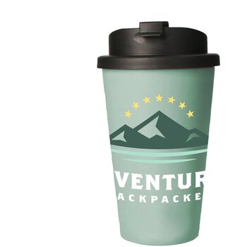 Eco Coffee Mug Premium Deluxe 350 Ml Thermosbeker Mintgroen