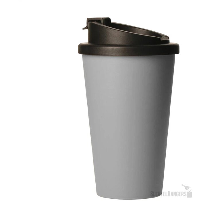 Eco Coffee Mug Premium Deluxe 350 Ml Thermosbeker Grijs
