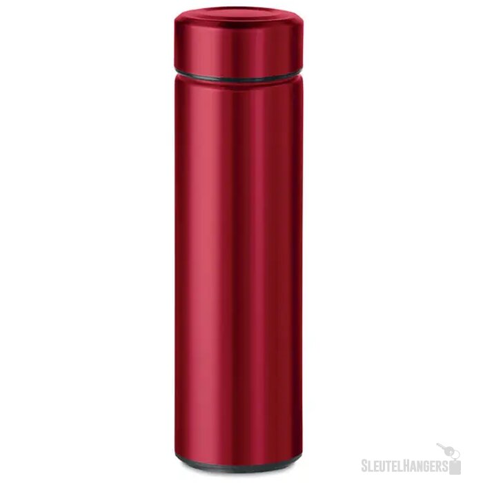 RVS thermosfles met theezeef (425 ml) Rood 425 ml