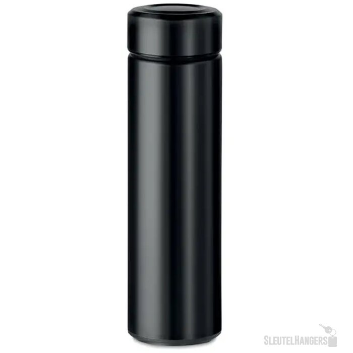 RVS thermosfles met theezeef (425 ml) Zwart 425 ml
