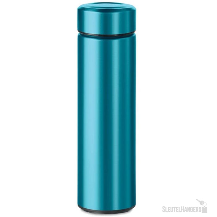 RVS thermosfles met theezeef (425 ml) Turquoise