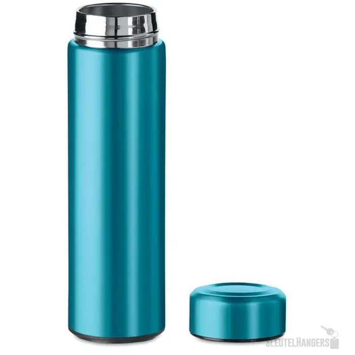 RVS thermosfles met theezeef (425 ml) Turquoise 425 ml