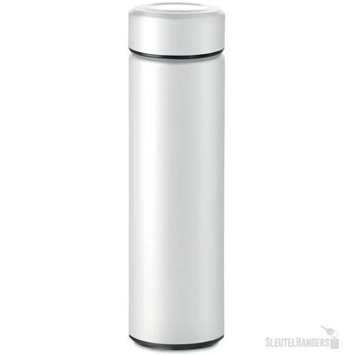 RVS thermosfles met theezeef (425 ml) Wit