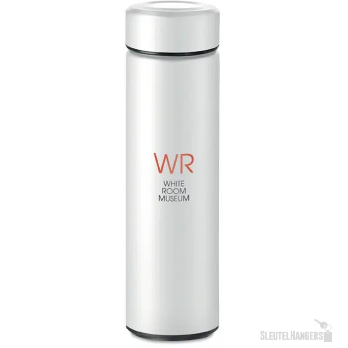 RVS thermosfles met theezeef (425 ml) Wit 425 ml