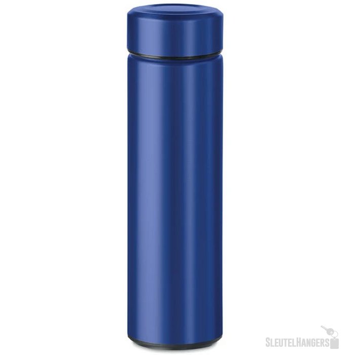 RVS thermosfles met theezeef (425 ml) Blauw