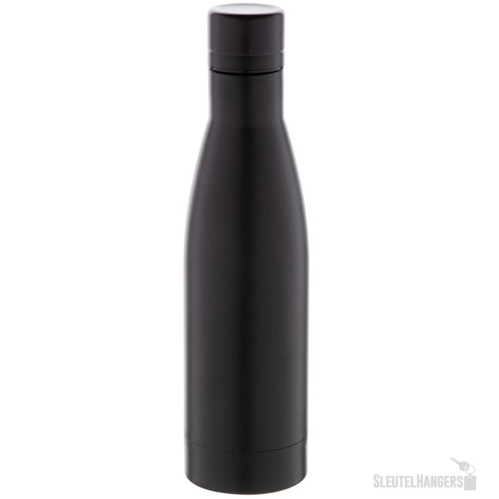 Koper geïsoleerde thermosfles (500 ml) Zwart