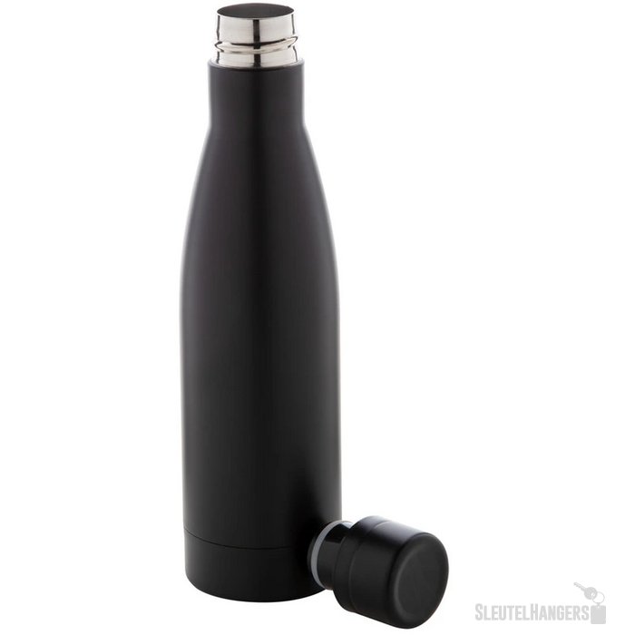 Koper geïsoleerde thermosfles (500 ml) Zwart