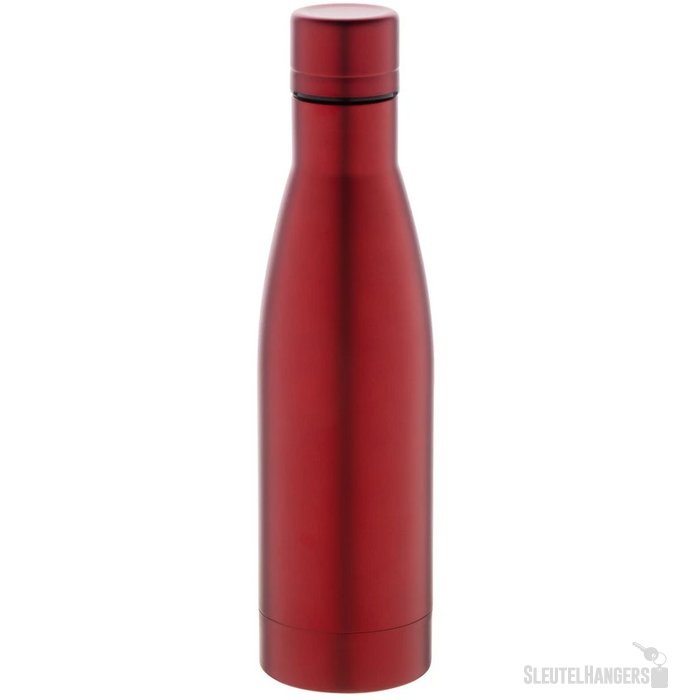 Koper geïsoleerde thermosfles (500 ml) Rood