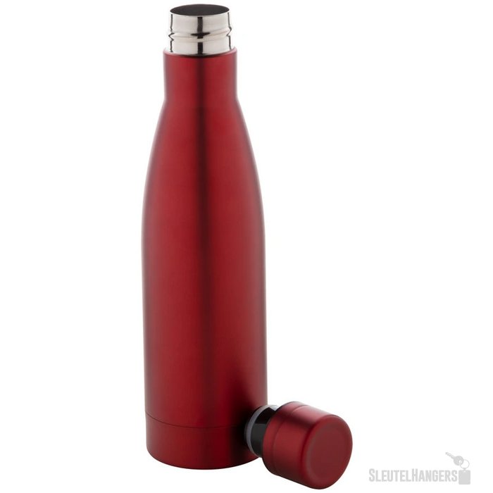 Koper geïsoleerde thermosfles (500 ml) Rood