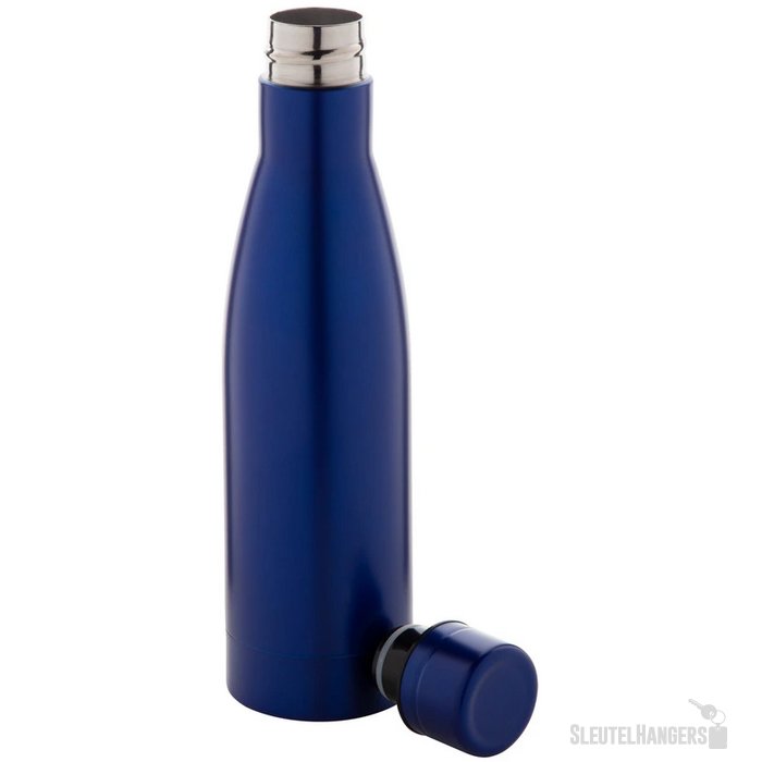 Koper geïsoleerde thermosfles (500 ml) Blauw