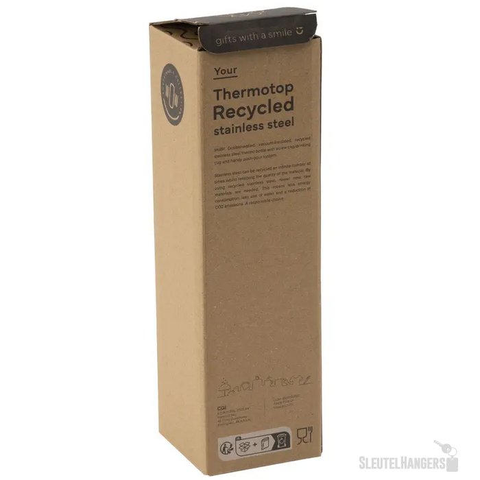 Thermotop Midi Rcs Recycled Steel 500 Ml Thermosfles Zilver