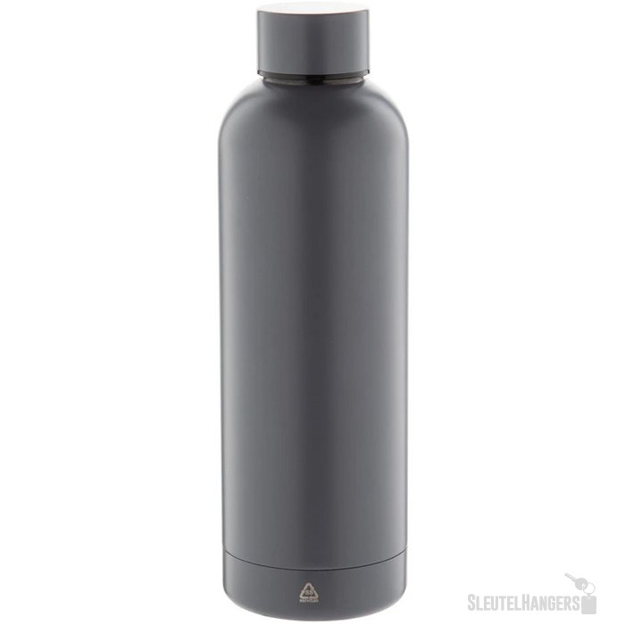 Gerecyclede RVS thermosfles (500 ml) Donkergrijs