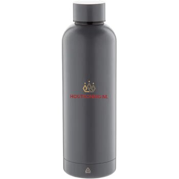 Gerecyclede RVS thermosfles (500 ml) Donkergrijs