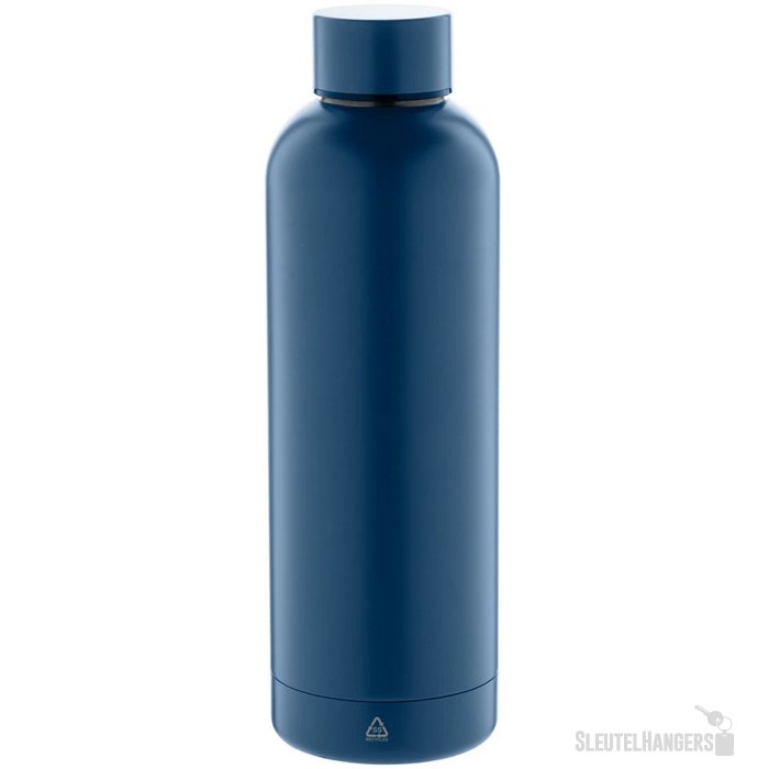 Gerecyclede RVS thermosfles (500 ml) Blauw