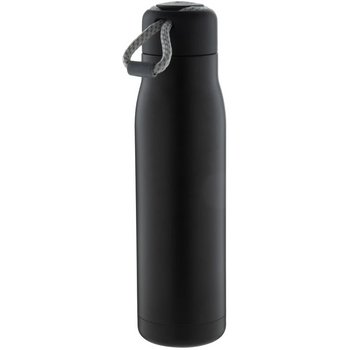 Thermosfles met draagkoord (500 ml) Zwart