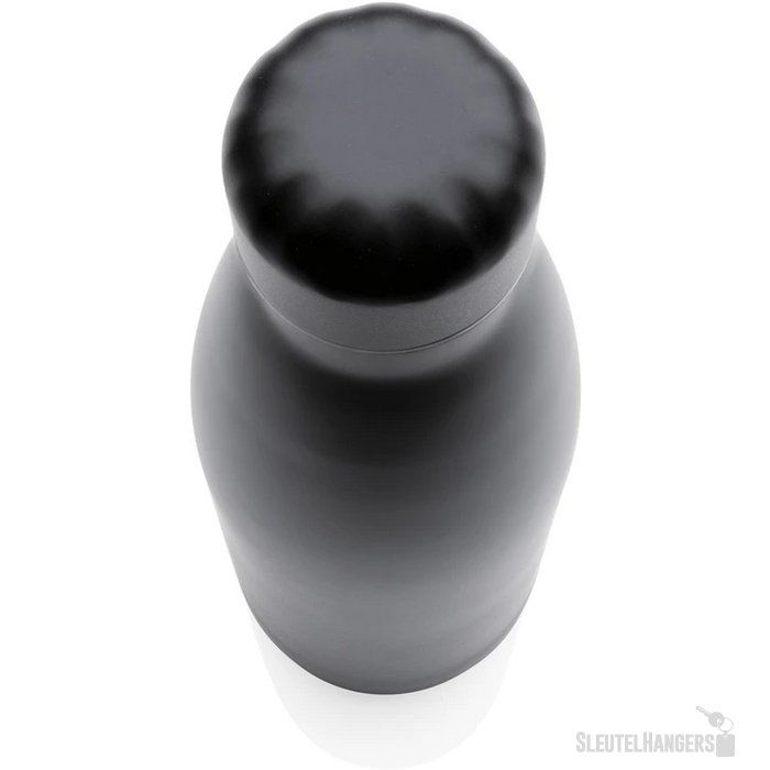 Unikleur vacuüm geïsoleerde roestvrijstalen fles 500 ml zwart