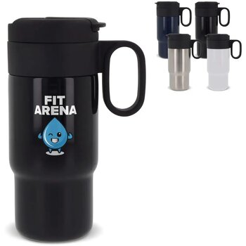 Auto thermofles met handvat (300 ml) Zwart 300 ml
