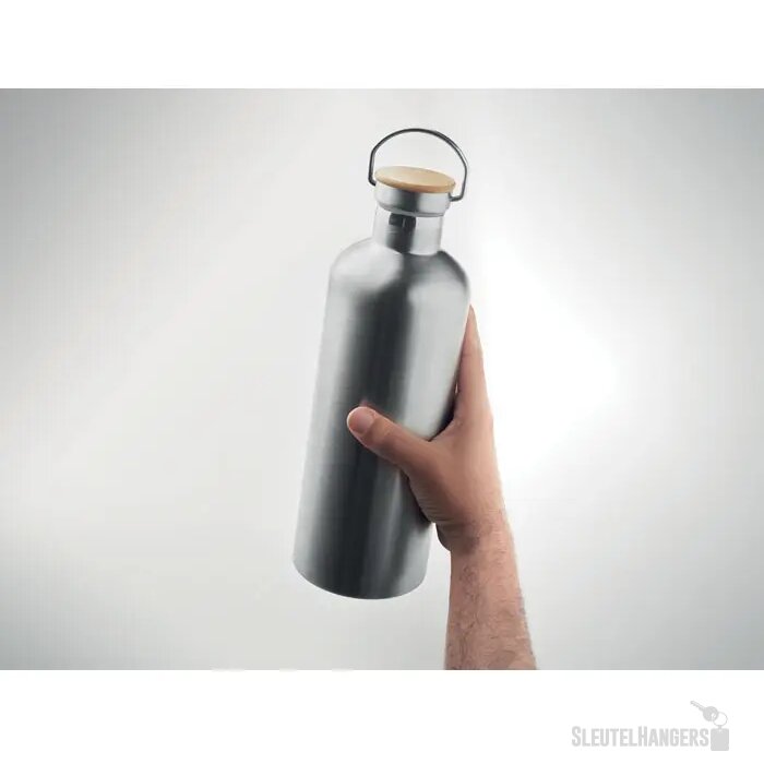 Grote thermosfles met handvat (1500 ml) Zilver 1500 ml