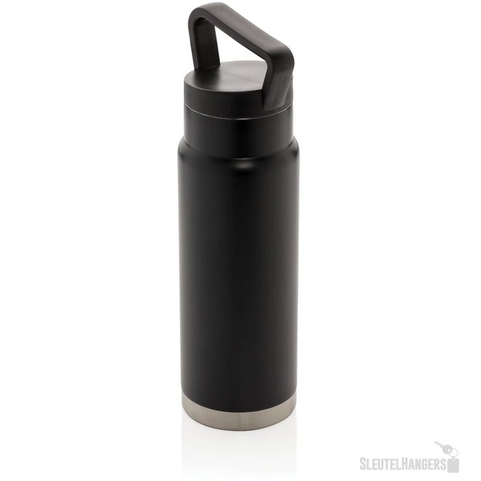 On-the-go thermosfles met handvat (650 ml) Zwart