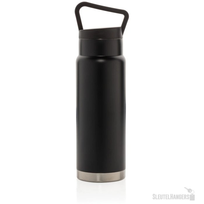 On-the-go thermosfles met handvat (650 ml) Zwart