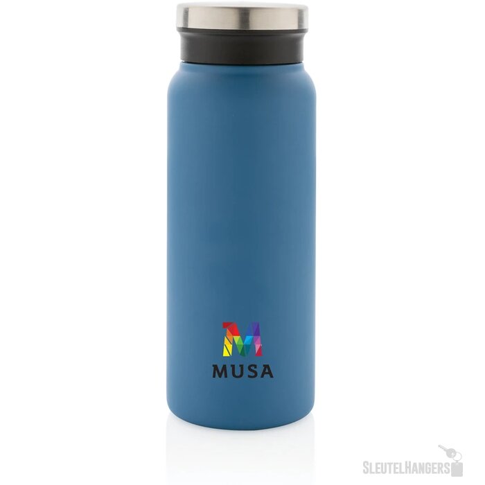 RCS gerecycled RVS vacuümfles (600 ml) Blauw