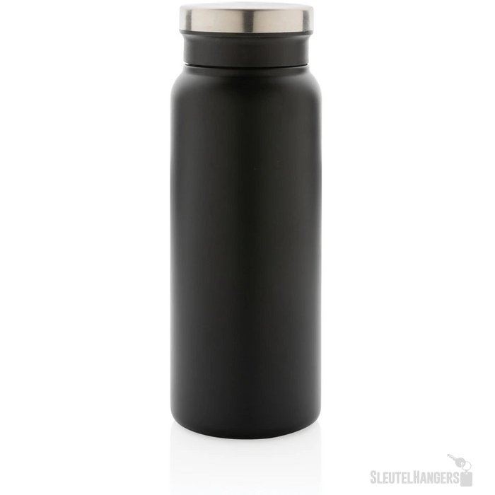 RCS gerecycled RVS vacuümfles (600 ml) Zwart