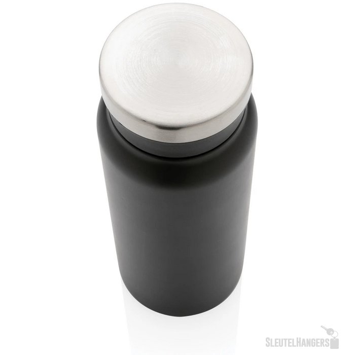 RCS gerecycled RVS vacuümfles (600 ml) Zwart
