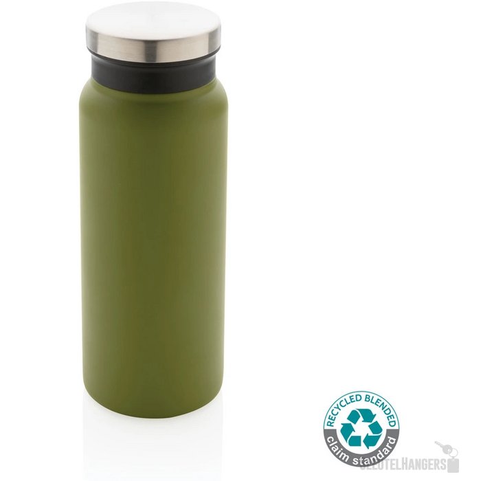RCS gerecycled RVS vacuümfles (600 ml) Groen