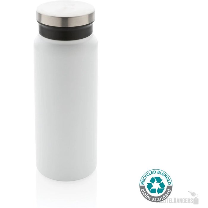 RCS gerecycled RVS vacuümfles (600 ml) Wit