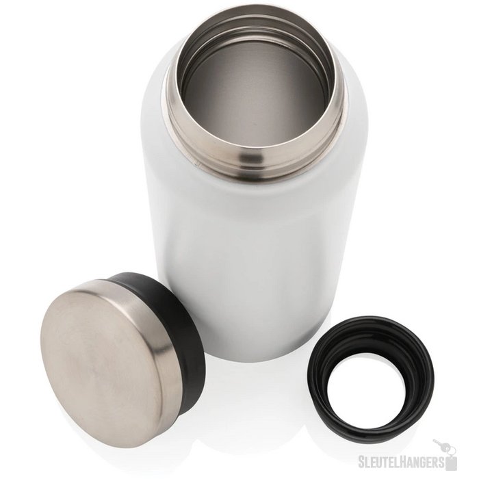 RCS gerecycled RVS vacuümfles (600 ml) Wit
