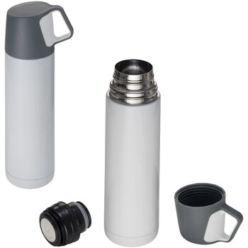 Thermosfles van RVS 500ml Querfurt wit