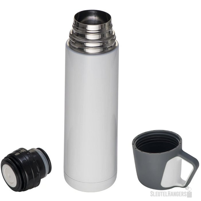 Thermosfles van RVS 500ml Querfurt wit