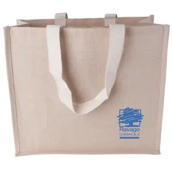 Canvas shopper met geweven hengsels 240 gr/m2 ecru