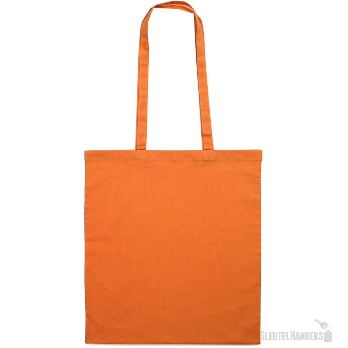 Katoenen boodschappentas Cottonel colour + oranje
